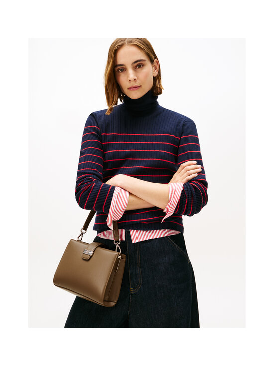 Tommy Hilfiger - Heritage Mini Satchel -käsilaukku - R07 NORDIC TAUPE | Stockmann - photo 5