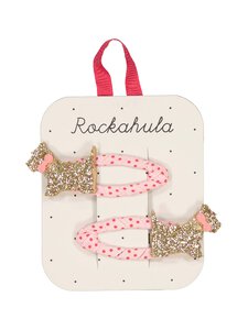 Rockahula - Juuksekaunistused Spotty Scottie Dog Clips 2 tk - PINK | Stockmann