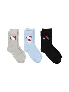 Lindex - Hello Kitty - sukat 3-pack - 8852 LIGHT BLUE | Stockmann
