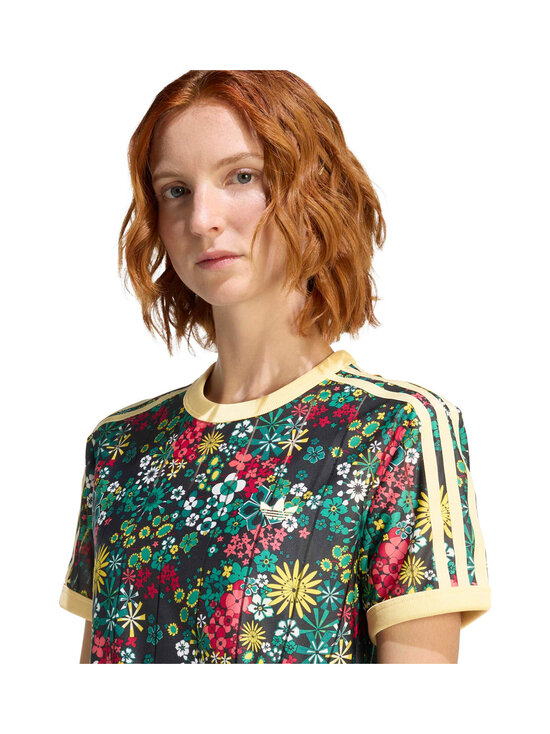 adidas Originals - 3 Stripes Slim t-paita - KD5560 BLACK/BGREEN/CGREEN/ | Stockmann - photo 6