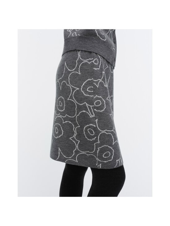 Marimekko - Kootud seelik Vapaus Piirto Unikko - 919 DARK GREY, OFF WHITE | Stockmann - photo 5