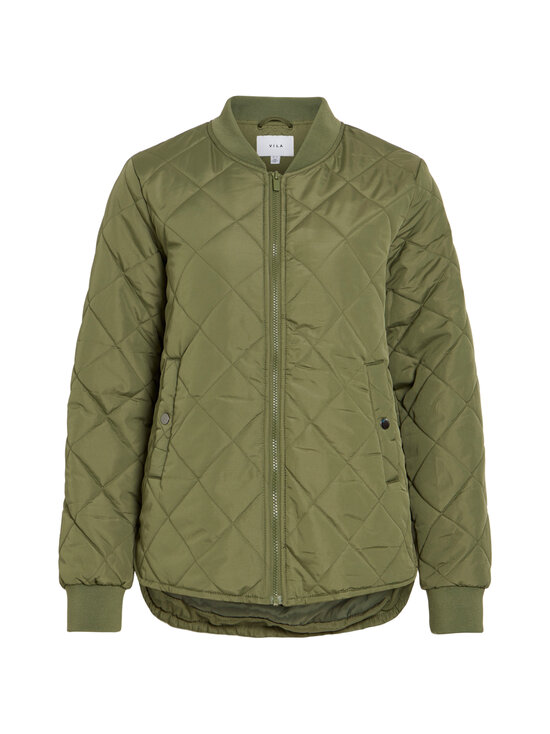 Vila - Vitate Baseball Neck Bomber -takki - OLIVINE | Stockmann - photo 1