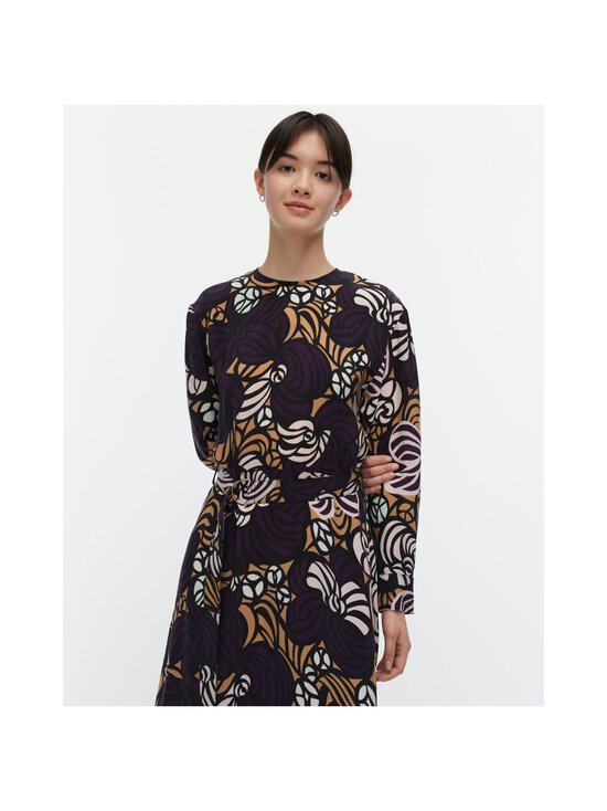 Marimekko - Combu Torstai Cupro -mekko - 483 VIOLET, LIGHT BROWN, L. PINK | Stockmann - photo 5