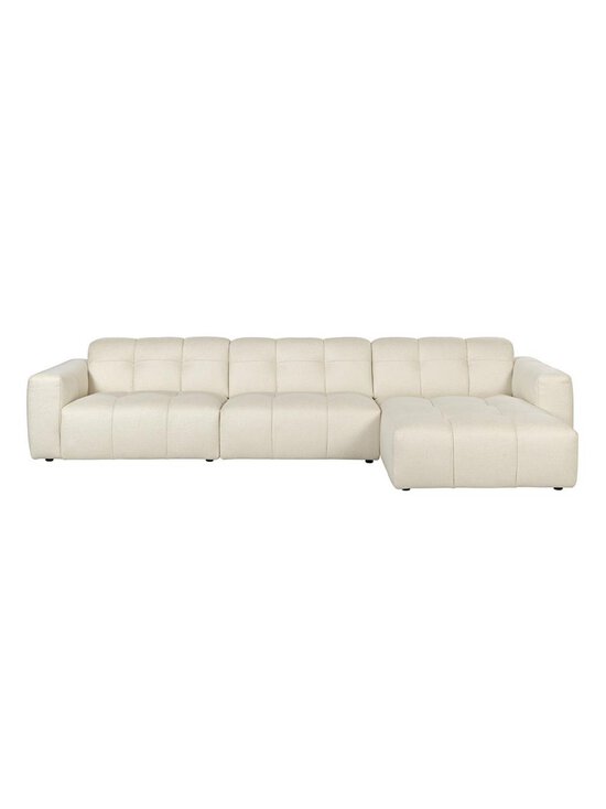 Furninova - Chess-divaanisohva Dolce Cream -kangas valkoinen L 351 cm/oikea - WHITE | Stockmann - photo 1