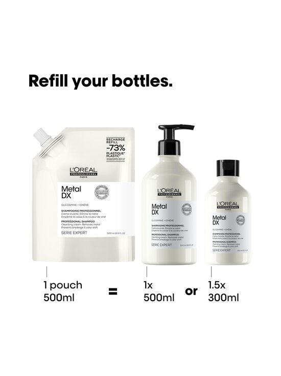 L'Oréal Professionnel - Metal DX Shampoo Refill -shampoo, täyttöpakkaus, 500ml - NOCOL | Stockmann - photo 2