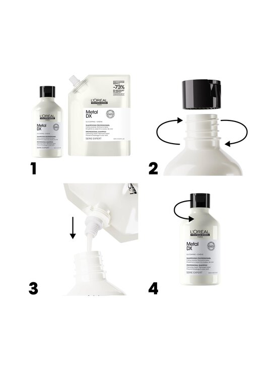 L'Oréal Professionnel - Metal DX Shampoo Refill -shampoo, täyttöpakkaus, 500ml - NOCOL | Stockmann - photo 4