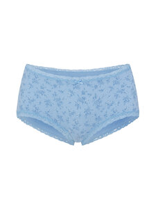 SKIMS - Lightweight Cotton -pitsikoristeiset shortsialushousut - SURF DAINTY FLORAL | Stockmann