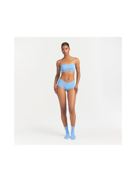 SKIMS - Lightweight Cotton -pitsikoristeiset shortsialushousut - SURF DAINTY FLORAL | Stockmann - photo 4