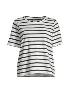 NOOM - Tabitha Linen -trikoopaita - DK.NAVY/OFFWHITE STRIPE | Stockmann
