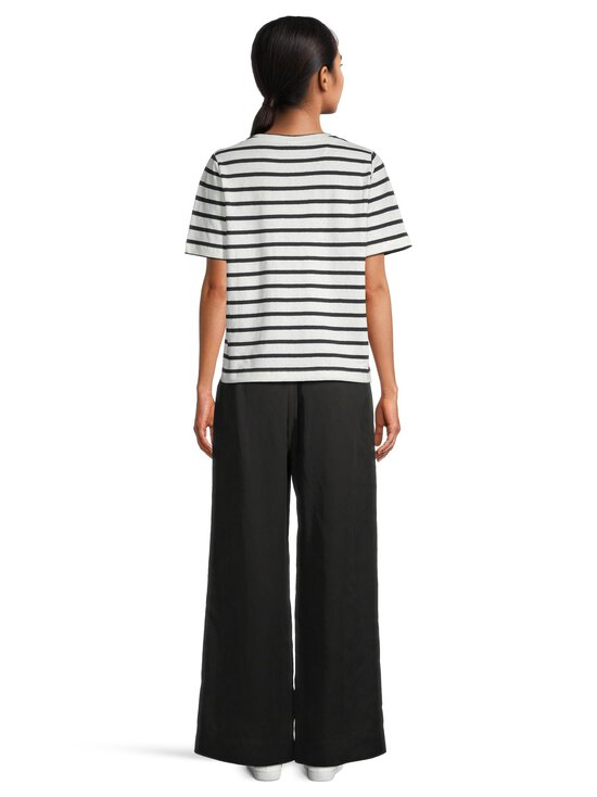 NOOM - Tabitha Linen -trikoopaita - DK.NAVY/OFFWHITE STRIPE | Stockmann - photo 3