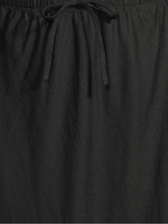 NOOM - Alexandra- pitkä pellavasekoitehame - BLACK | Stockmann - photo 6