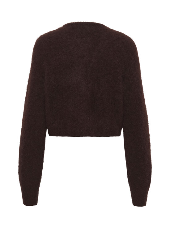 Gestuz - GZdebbie Short -neuletakki - 220 PLUM MELANGE | Stockmann - photo 2