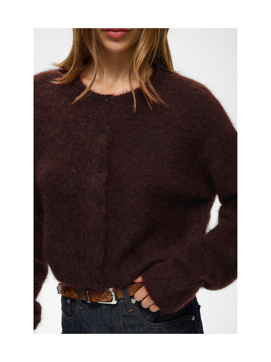 Gestuz - GZdebbie Short -neuletakki - 220 PLUM MELANGE | Stockmann - photo 6