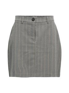 Object - Seelik ObjLisa Short - MEDIUM GREY MELANGE STRIPES:HUMUS PINSTRIPE | Stockmann