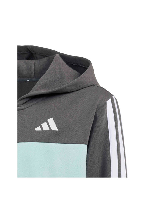 adidas Sportswear - Junior 3 Stripes -verryttelypuku - KZ2464 GREFIV/WHITE/HALMIN | Stockmann - photo 6