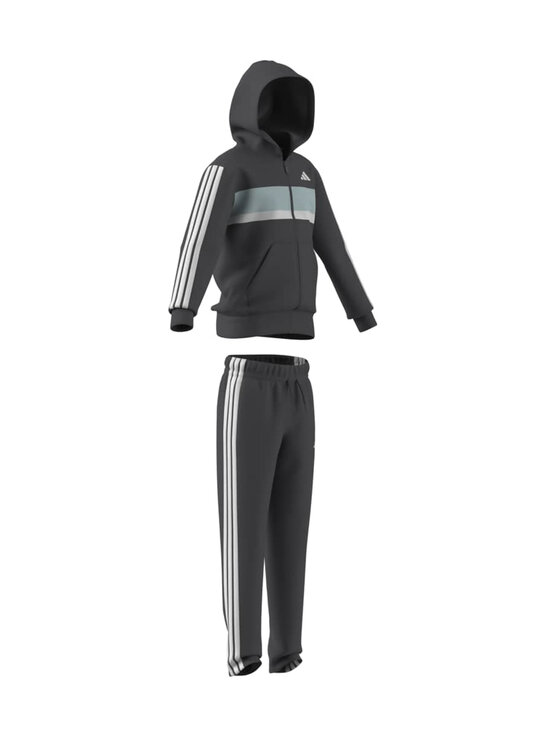 adidas Sportswear - Junior 3 Stripes -verryttelypuku - KZ2464 GREFIV/WHITE/HALMIN | Stockmann - photo 8