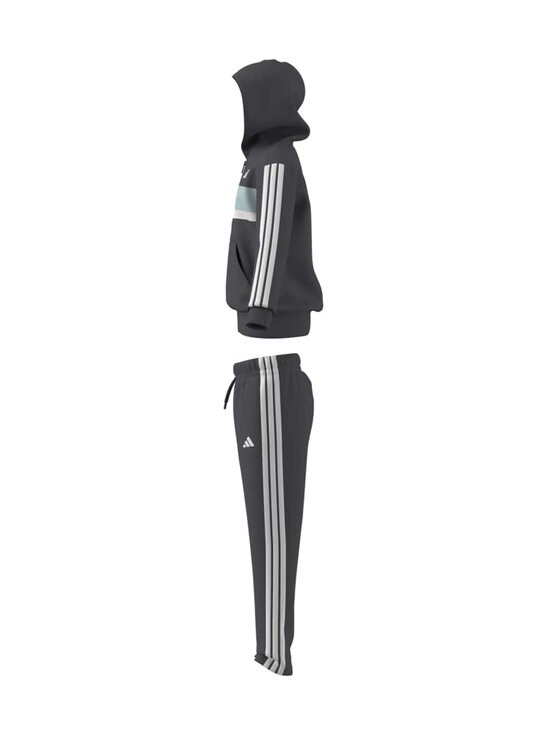 adidas Sportswear - Junior 3 Stripes -verryttelypuku - KZ2464 GREFIV/WHITE/HALMIN | Stockmann - photo 9