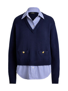 Lauren Ralph Lauren - Neulepusero - REFINED NAVY MULTI | Stockmann