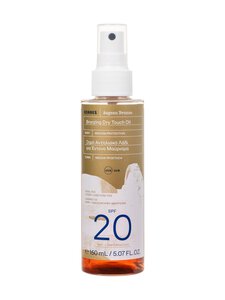 Korres - Aegean Bronze SPF20 Bronzing Dry Touch Body Oil -aurinkosuojaöljy | Stockmann