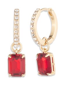 Lauren Ralph Lauren - Hoop With Stone Drop auskari - 620 GLD/SIAM | Stockmann