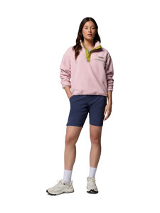 Columbia - Fliispusa Helvetia II Cropped Half Snap - 694 PINK AGATE, PEPPERCORN, FLINT GREY | Stockmann