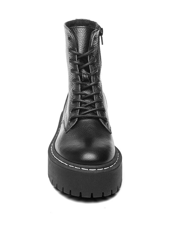 Skylar Bootie Lace Up -nahkakengät