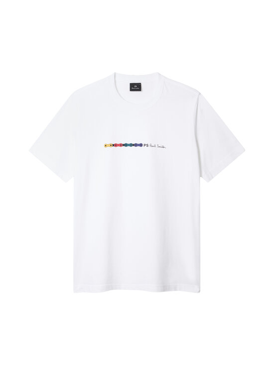 PS Paul Smith - Regular fit chain t-krekls - 01 WHITE | Stockmann - photo 1