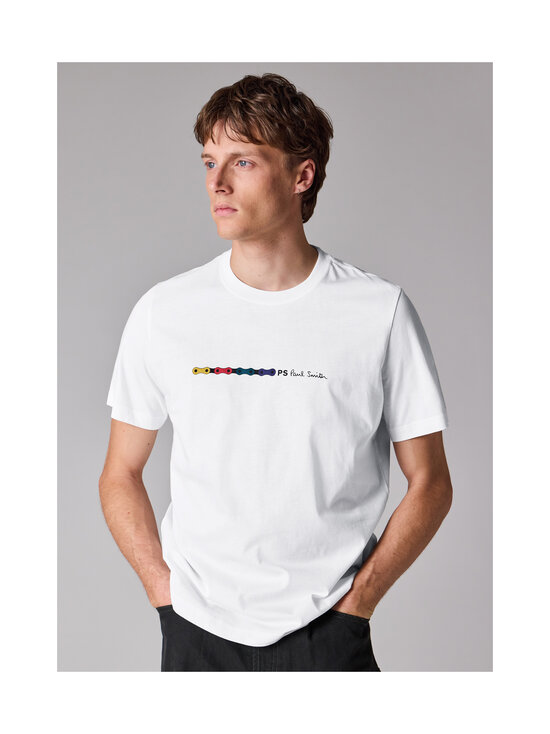 PS Paul Smith - Regular fit chain t-krekls - 01 WHITE | Stockmann - photo 2