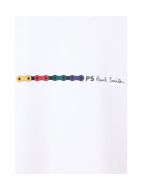 PS Paul Smith - Regular fit chain t-krekls - 01 WHITE | Stockmann - photo 4
