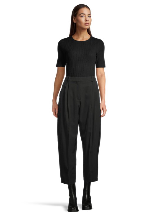 Stella McCartney - Mid Rise Balloon Classic Tailoring -housut - 1000 BLACK | Stockmann - photo 3