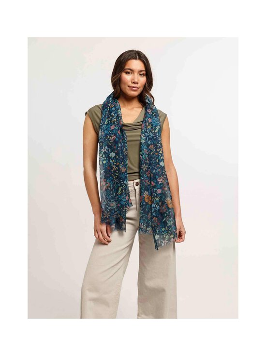 Fraas - Flower šalle 50 x 180 cm - 652 652 TEAL - photo 5 Fraas - Flower šalle 50 x 180 cm - 652 652 TEAL | Stockmann - photo 5