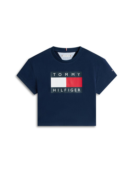Tommy Hilfiger - T-särk Heritage Flag - C1G DARK NIGHT NAVY | Stockmann - photo 1