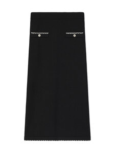 Tory Burch - Scalloped-villaneulehame - 960 BLACK / NEW IVORY | Stockmann