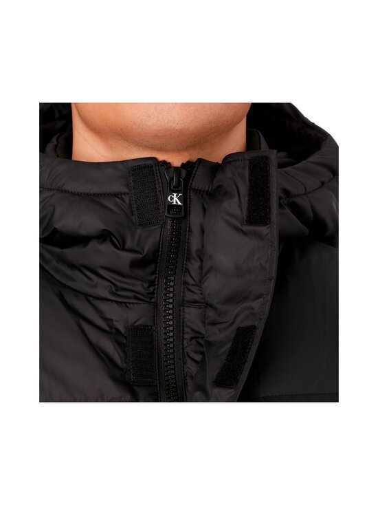 calvin klein jeans hooded down puffer jacket