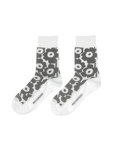 Marimekko - Kirmailla Unikko -sukat - 199 GREY, WHITE | Stockmann