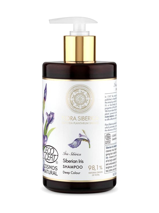 Flora Siberica Siberian Iris -shampoo värjätyille hiuksille 480 ml