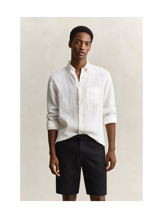 GANT - Regular Garment Dyed lina krekls ar apkakli - 110 WHITE | Stockmann - photo 2