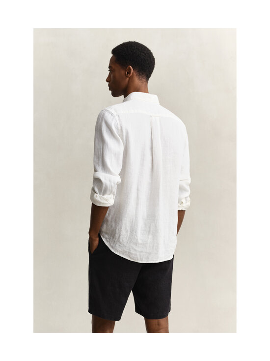 GANT - Regular Garment Dyed lina krekls ar apkakli - 110 WHITE | Stockmann - photo 3