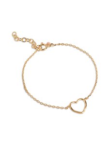 ENAMEL Copenhagen - Organic Heart -kullattu rannekoru - 925S/GP/M | Stockmann