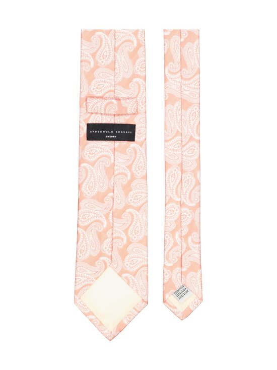 Stockholm Kravatt - Paisley-silkkisolmio - L24G SALMON - photo 2 Stockholm Kravatt - Paisley-silkkisolmio - L24G SALMON | Stockmann - photo 2