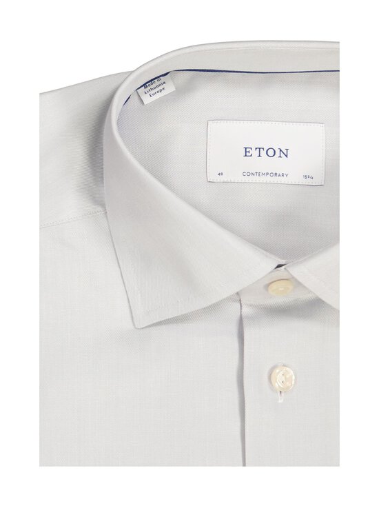 Eton - Contemporary Fit End On End Signature -kauluspaita - 12 LIGHT GREY | Stockmann - photo 2