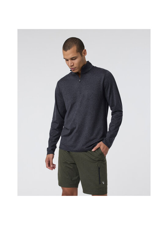Vuori - Ponto 1/2 Zip Mock Neck -paita - HCC CHARCOAL HEATHER | Stockmann - photo 3