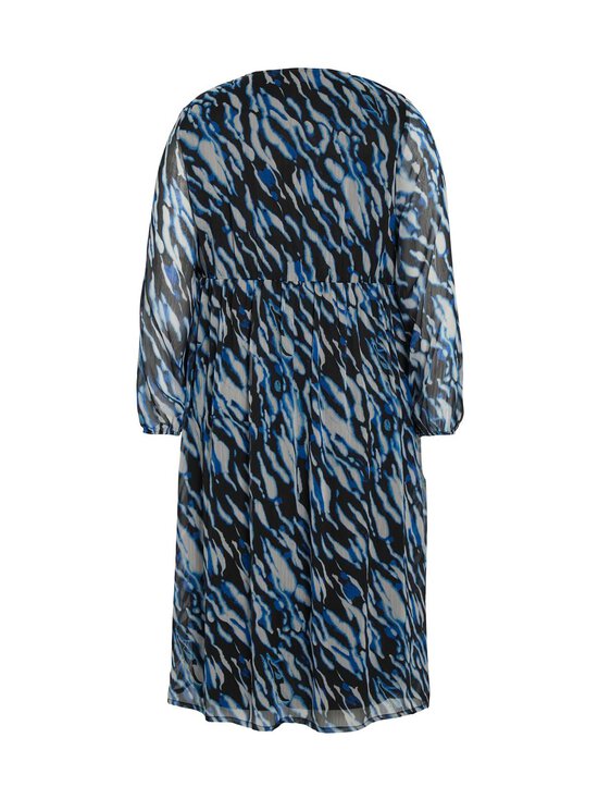Vila Curve - ViFalia Wrap midi kleita - BLACK AOP:LUNA - photo 2 Vila Curve - ViFalia Wrap midi kleita - BLACK AOP:LUNA | Stockmann - photo 2