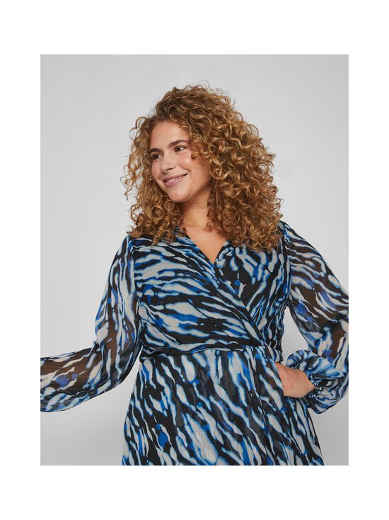 Vila Curve - ViFalia Wrap midi kleita - BLACK AOP:LUNA - photo 6 Vila Curve - ViFalia Wrap midi kleita - BLACK AOP:LUNA | Stockmann - photo 6