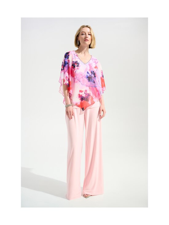 Joseph Ribkoff - Pontšolõikeline pluus Silky Floral Print Poncho - 4504 MULTI/PETAL PINK | Stockmann - photo 5
