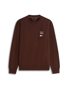Tommy Hilfiger - Embro Flag -collegepaita - HJT CHOCOLATE | Stockmann