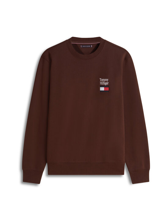 Tommy Hilfiger - Embro Flag -collegepaita - HJT CHOCOLATE | Stockmann - photo 1