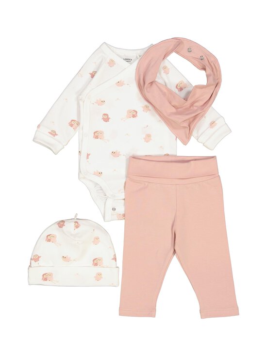 Lindex - Baby Starter Kit 4 daļu sākuma komplekts mazulim - 7351 DUSTY PINK - photo 1 Lindex - Baby Starter Kit 4 daļu sākuma komplekts mazulim - 7351 DUSTY PINK | Stockmann - photo 1