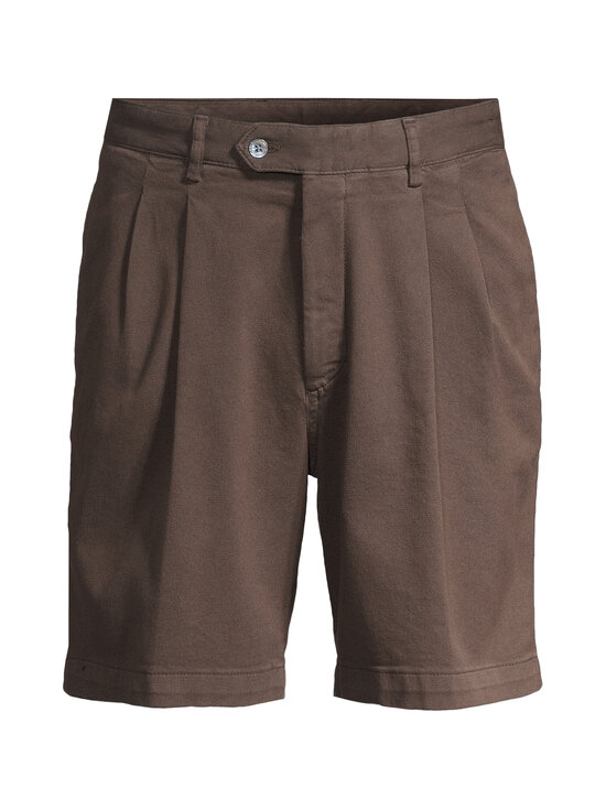 Oscar Jacobson - Šortsid Tanker Pleat - 535 BROWN ELK | Stockmann - photo 1