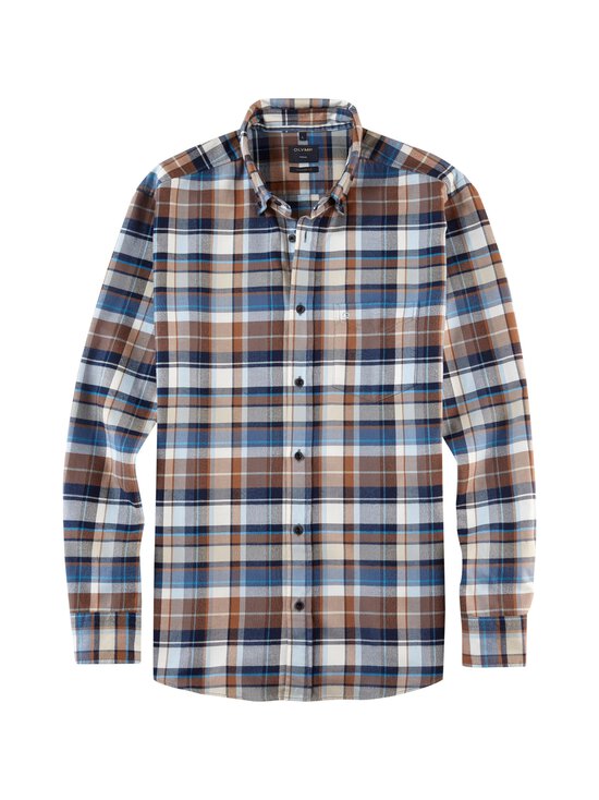 Olymp - Casual Check flaneļa krekls - 18 MARINE - photo 1 Olymp - Casual Check flaneļa krekls - 18 MARINE | Stockmann - photo 1